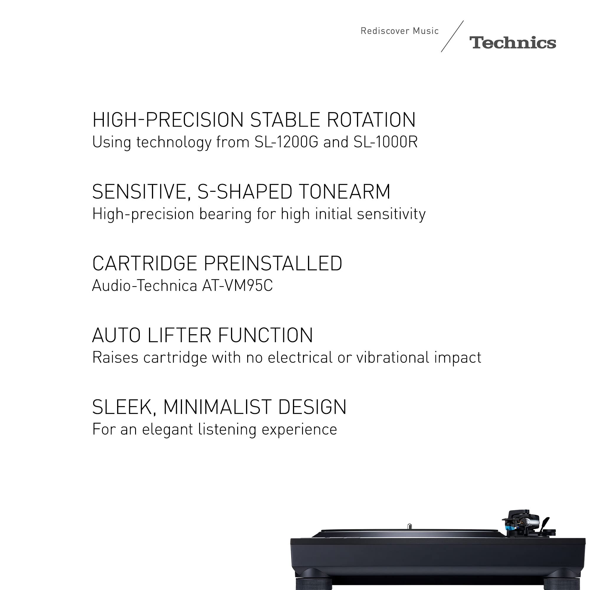Technics Turntable, Premium Class HiFi Record Player