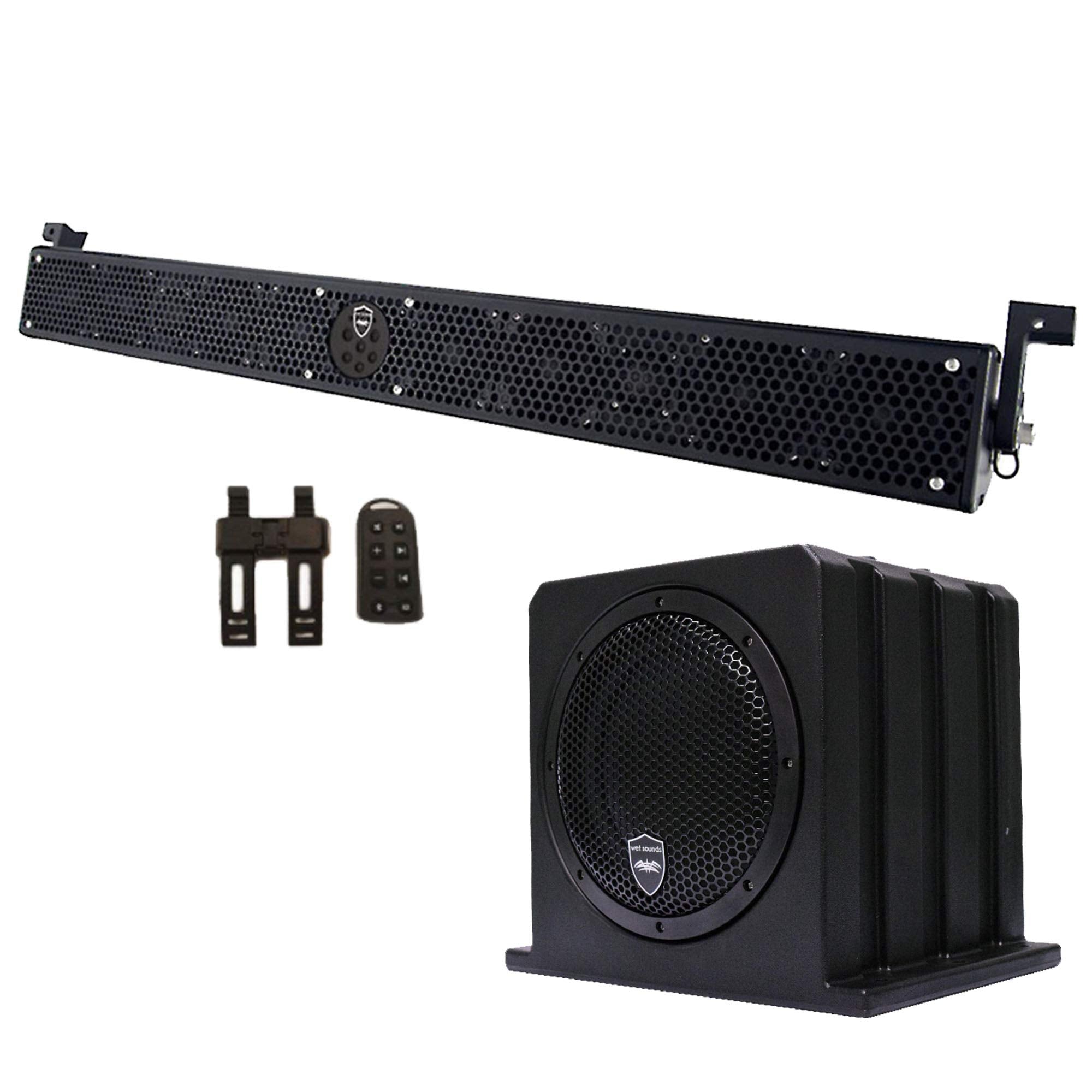 wet sounds Package - Black Stealth 10 Ultra HD Sound Bar