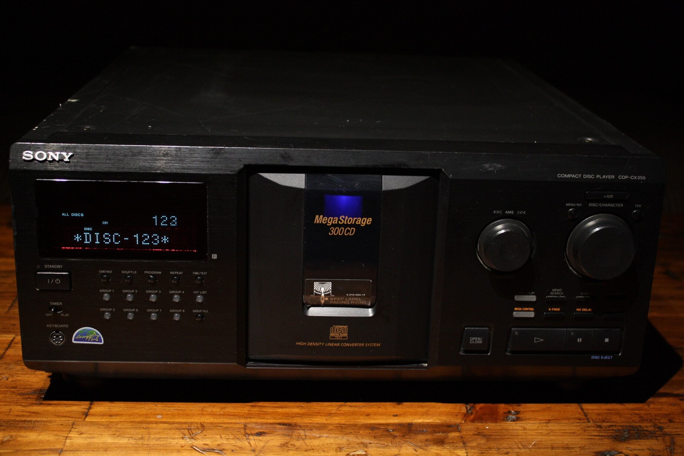 Sony CDPCX355 300-Disc MegaStorage CD Changer